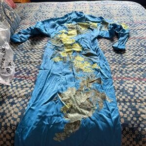 ASOS floral blue dress!